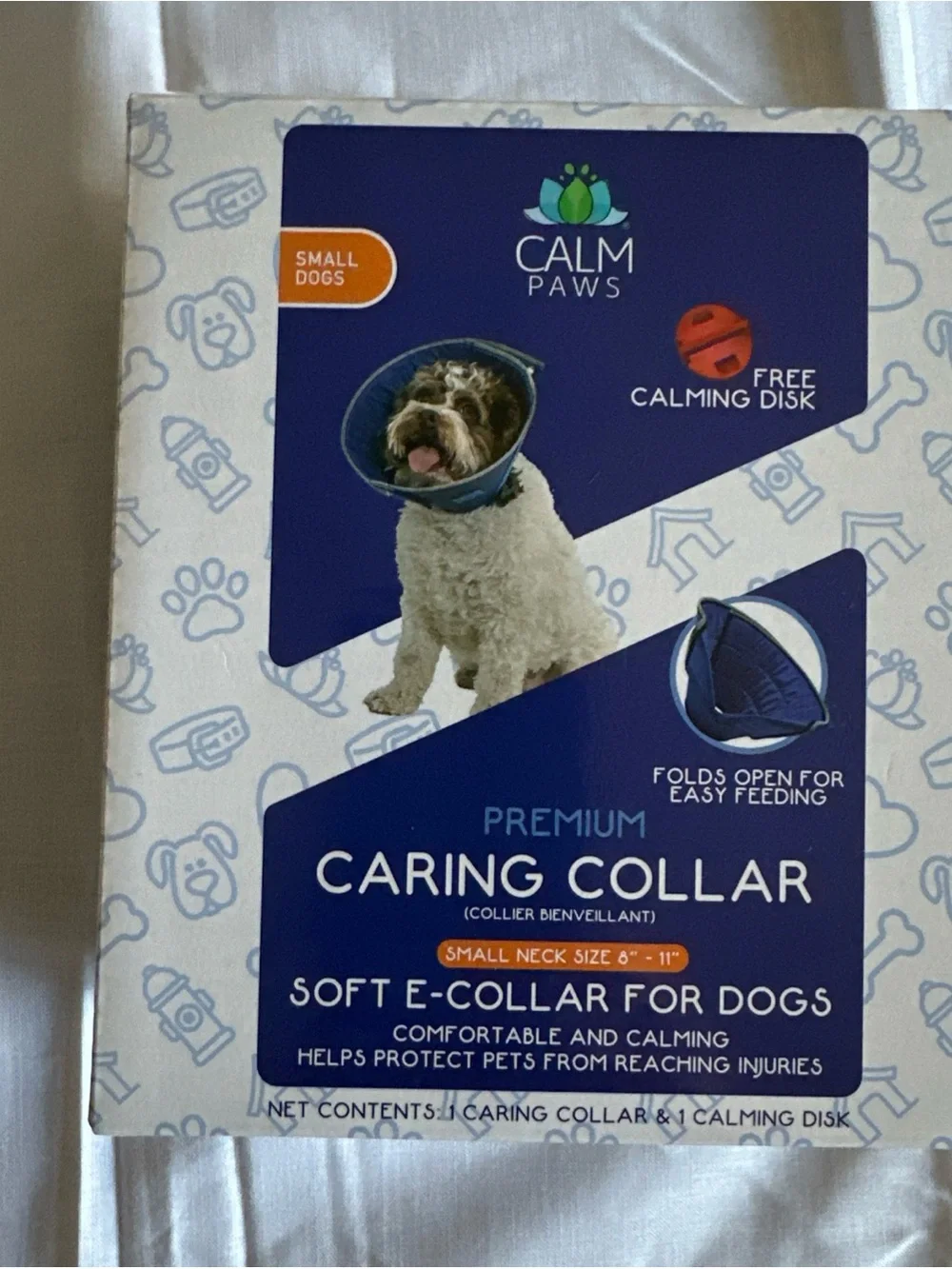 Soft E-Collar for Dogs – Blue Caring Collar (Small)